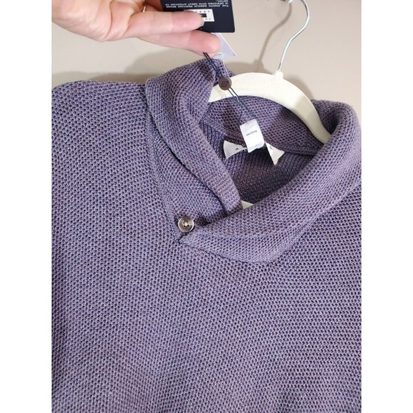 NWT Joseph Abboud by Jos. A. Banks Cotton Blend Purple Pullover Sweater, Sz M - Picture 7 of 11